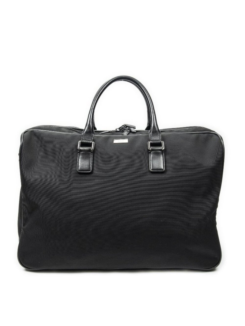 Gucci Large Zip Wi Quenda Black Nylon Canvas